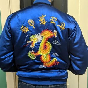 Vintage Sukajan Bomber Jacket M